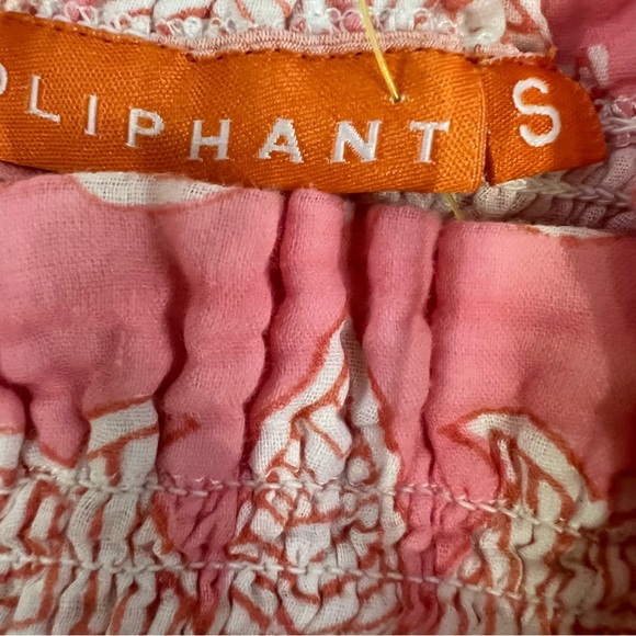 OLIPHANT WOMEN'S TIE STRAP SMOCKED MIDI DRESS - Picture 6 of 6